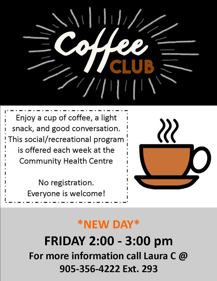 Looking to keep warm, have a free coffee and make some new friends? Come hang out at Coffee Club for an hour on Fridays! #coffeeclub #friday #newfriends