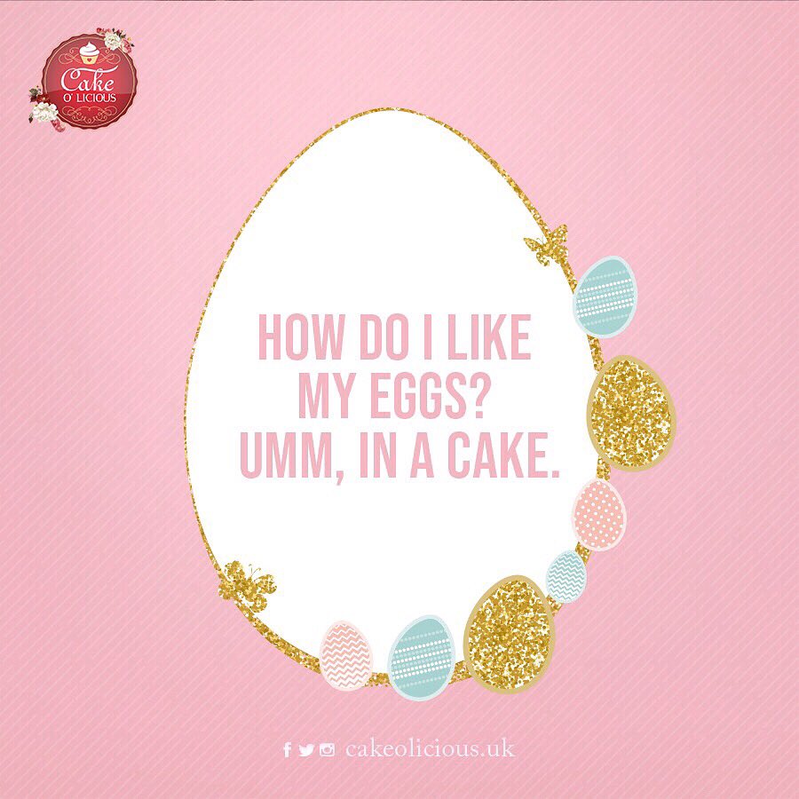 CakeoliciousUK's tweet photo. How do you like your eggs? ๐ฅ๐
#cakeolicious #cakes #celebrationcake #baking #love #bakerslife #baker #dreams #life #cakelover #unicorncake #luxurycakes #buttercream #desserts #cupcake #cake #eggs #sweet #londoncakes #bespokecakes #lutonbaker #lutoncakes #bedfordshire https://t.co/8TOPKzDibz