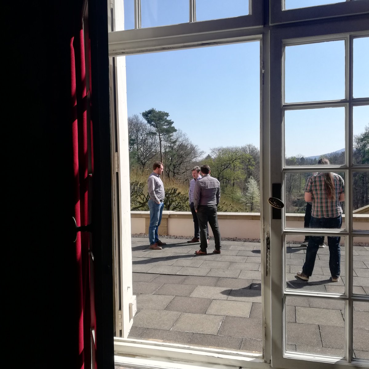 miabarta's tweet photo. German Cloudstack Meetup today @ Fraunhover-Institutzentrum Schloss Birlinghoven ...and yes...the Meetup is held in an actual castle 😁 https://t.co/qX1ambzLuh