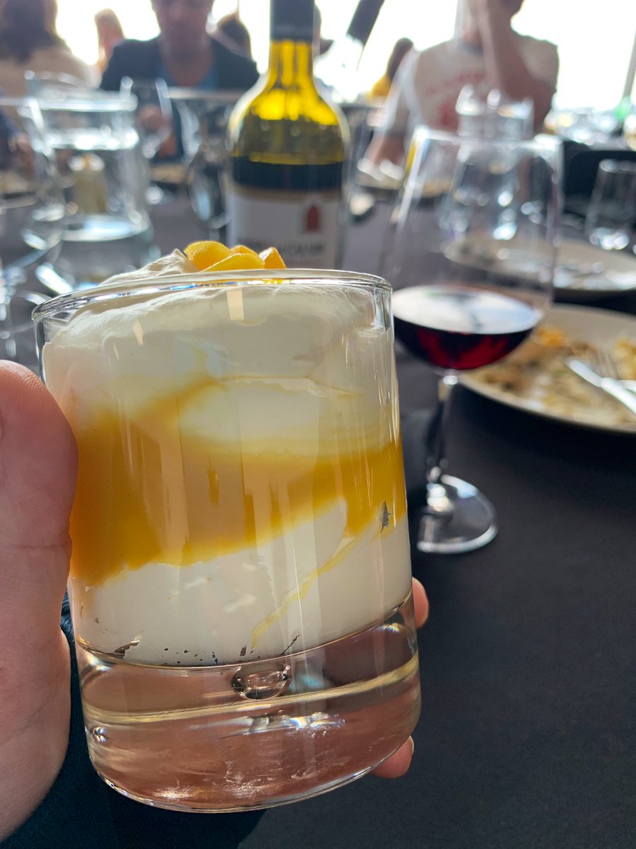 TessWroteThat's tweet photo. Feeding the brain 🧠 on all things #VideoSEO with @FalkonDigital, & the tummy with another sterling lunch menu 😋 for day 1 of #brightonSEO #puddingislife #conferencegoals https://t.co/uRuRD6ObW5