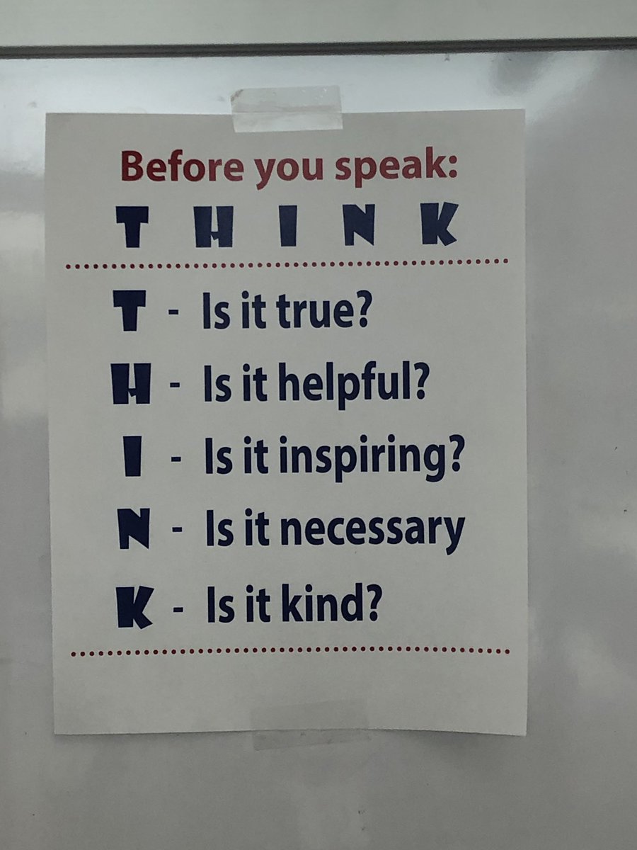 MarleneMMotyka's tweet photo. Great sign I saw at a client site yesterday. Something to consider for all aspects of your life #ThursdayThought https://t.co/f0fLs7JABS