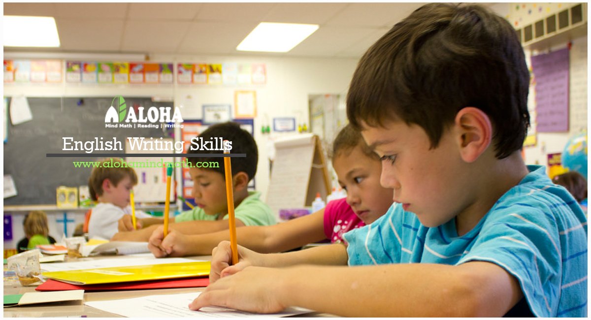 #ALOHA's English Writing Activities designed to help 6-12 year-old children build the writing skills that are so critical in their academic career, this class develops proper grammar. Let our training give your child the foundation they need for achievement.