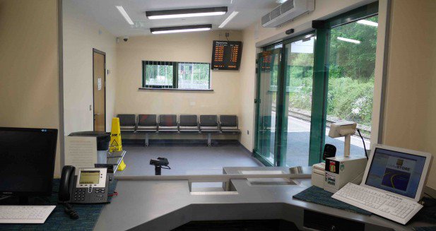 SDLLtd's tweet image. #ThrowbackThursday The refit of Ystrad Mynach ticket office. #drylining #pvcwallcladding #ceilinginstallation #ticketofficerefit #interiorfitout
