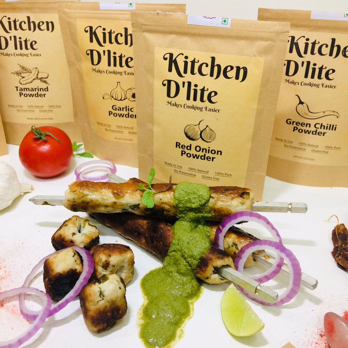 leenatak's tweet photo. Made these yummy kebabs using @kitchen_dlite dehydrated powders. Tastes as if youโve used fresh ingredients itself. Do give it a try.
.
These can be purchased from the brandโs website or Amazon.
.
.
Styling & photography: BeingChef
.
.
.
.
#stylesprinklers #kitchendlite https://t.co/C8OsfRqaQ3