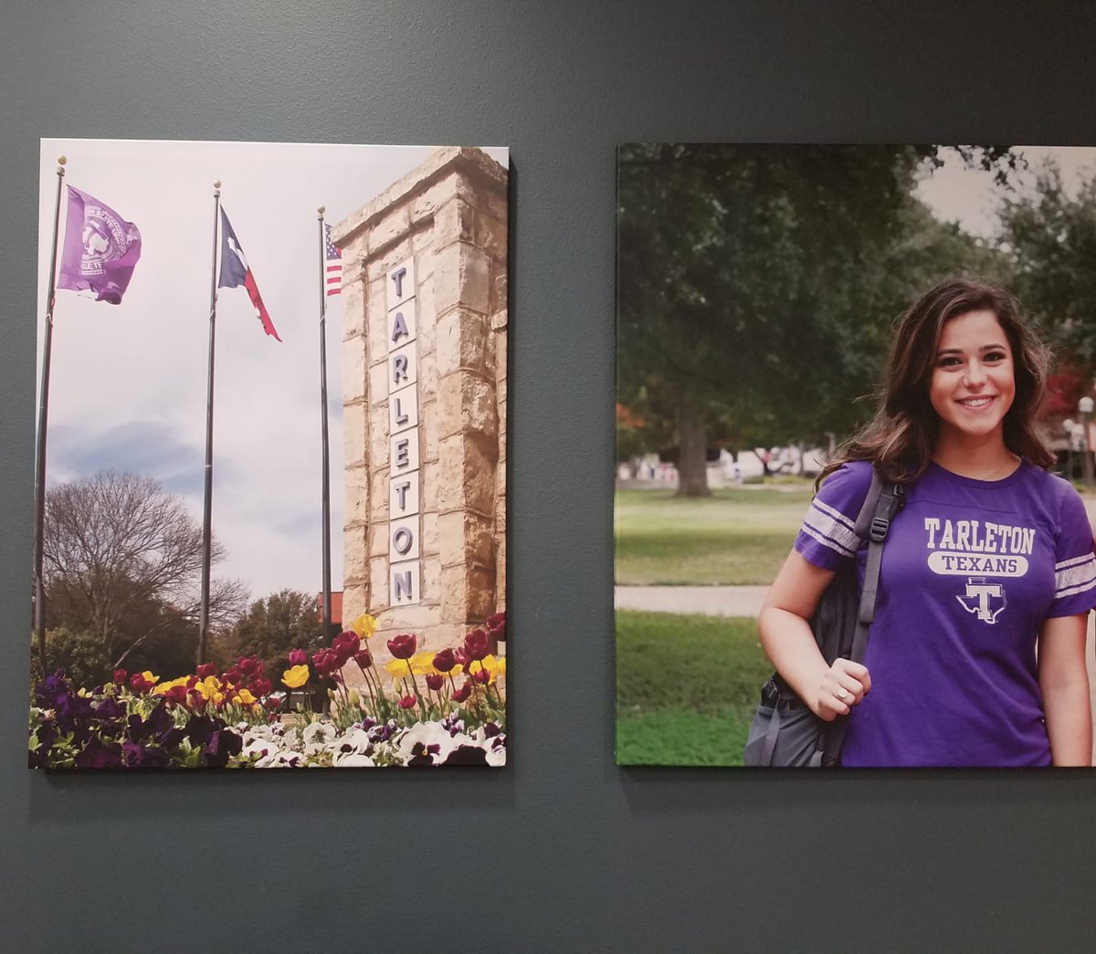 TarletonWaco's tweet photo. Happy #PurpleThursday #TarletonWaco
Be sure to check out our new prints outside of the University Center office!
#TarletonatMCC https://t.co/UA06BjSWsv