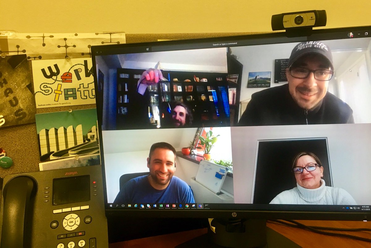 sbuffler's tweet photo. Ron Burgundy’s News Team is reunited!  This year, we are also representing Minneapolis (as well as Salem, Jersey City, Toronto &amp; Belgrade) #InnovateIN48 https://t.co/qrGFT7L9dg