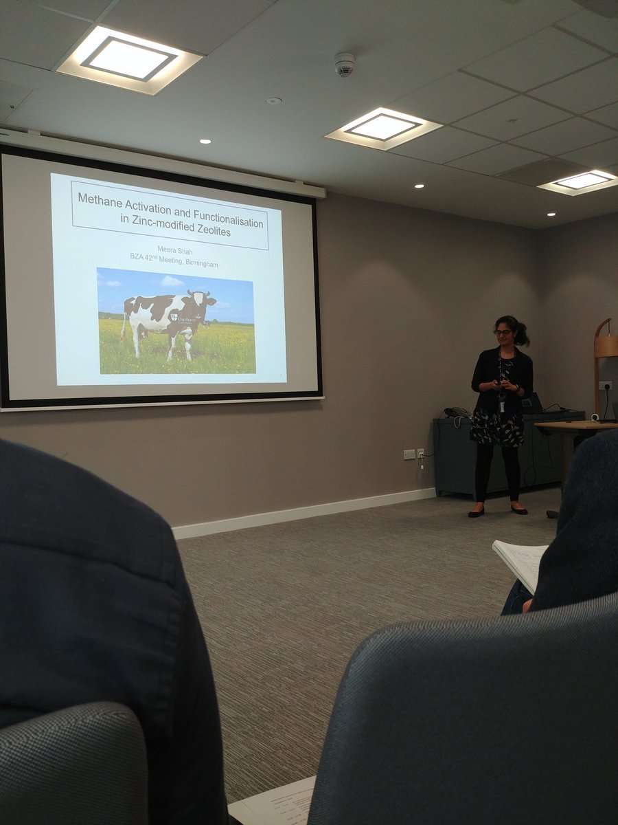 <a href="/MeeraAShah/">Meera Shah</a> presenting at <a href="/BritishZeolite/">BZA</a> Birmingham! #zeolitesarebest