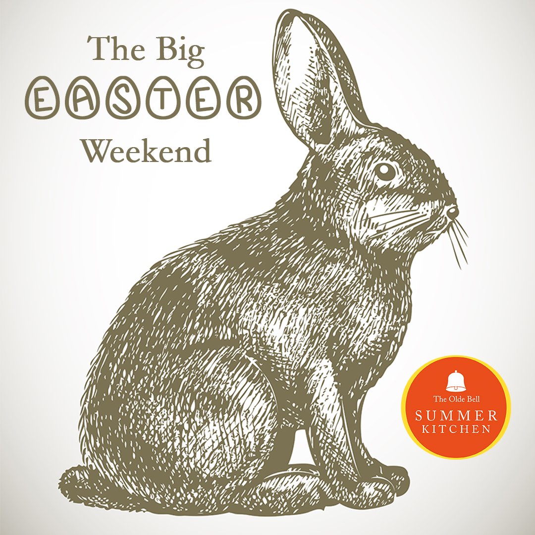 Hop on over to ours this #Easter for the best weekend! Our Summer Kitchen will be open Fri-Mon, we've got Sunday set menu and egg hunt from 3pm! theoldebell.co.uk/easter/   
#Easter2019 #Berkshire #maidenhead #restaurants #Food #BBQ