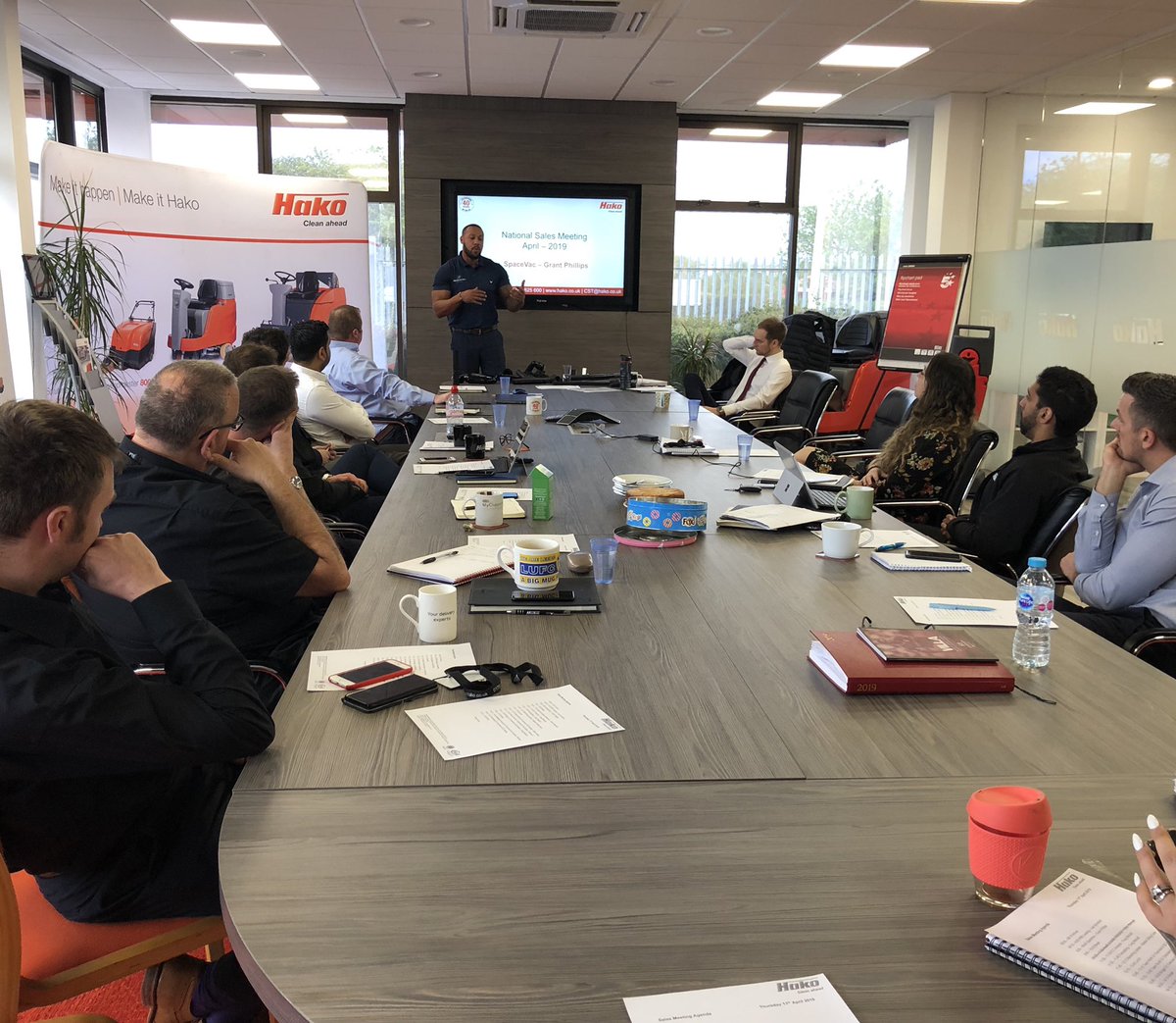 Grant Phillips (@gpc_groupmd) on Twitter photo Enjoyed a great meeting at our partners <a href="/HakoMachines/">Hako Machines Ltd</a> for there National Sales meeting this morning, exciting times ahead!
“Strategic partnership, providing our customers with cleaning solutions from floor to ceiling”
#MyHakoSpaceVac #TeamSpaceVac #MyHako #Partnership #Cleaning Enjoyed a great meeting at our partners <a href="/HakoMachines/">Hako Machines Ltd</a> for there National Sales meeting this morning, exciting times ahead!
“Strategic partnership, providing our customers with cleaning solutions from floor to ceiling”
#MyHakoSpaceVac #TeamSpaceVac #MyHako #Partnership #Cleaning