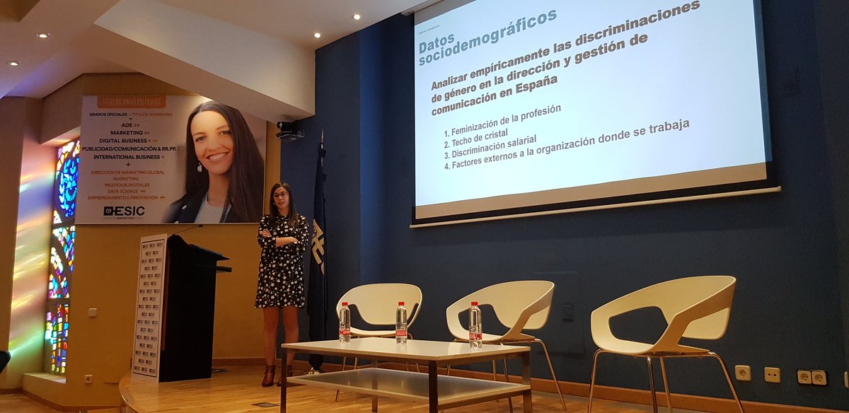 SebasCebrian's tweet photo. @DircomSpain #ConVozDeMujer #InformeGendercom Ambito @DircomSpain: Feminizacion -56% q provoca reducción salarios-. Poder ejercido con rasgos masculinos; techo de cristal y brecha salarial. Por qué mujeres sufren + estrés q hombres en mismo puesto?. Evidente: mayor carga social https://t.co/tGbgay2sSf