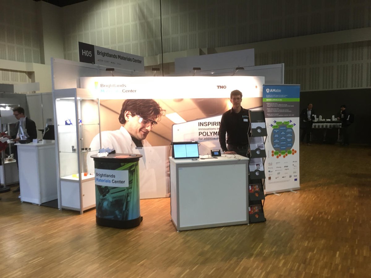 Join us today on the 2nd day of the @IDTechExShow 2019 conference. Richard Janssen: 'Looking forward to large crowds and many good discussions about application of #AdditiveManufacturing with #ContinuousFibers'.
