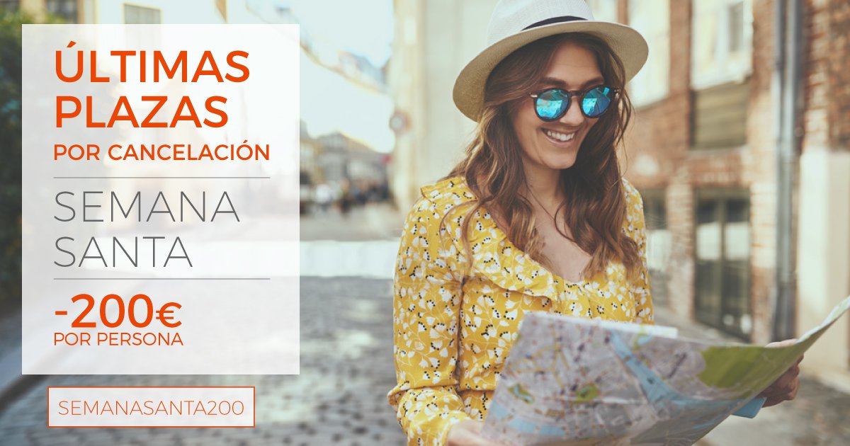 different_roads's tweet image. 📣 ¡ÚLTIMAS PLAZAS! 📣

200€ de DESCUENTO para viajar esta Semana Santa a:

✈ Los Castillos del Loira 🏰

✈ Baviera y Tirol 🏔

Inserta este código 👉SEMANASANTA200 cuando hagas tu reserva aquí:

bit.ly/TWSemanaSanta_…

¡Corre que se agotan!

#SantoDescuento #DifferentRoads