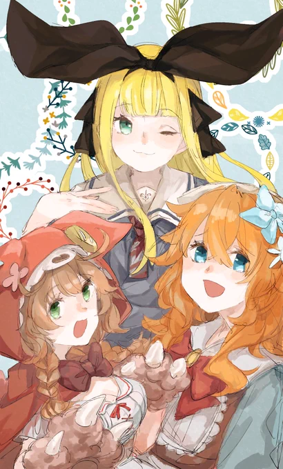 三姉妹強かった 
#有栖の絵本 #いめいじー #えらすとや 