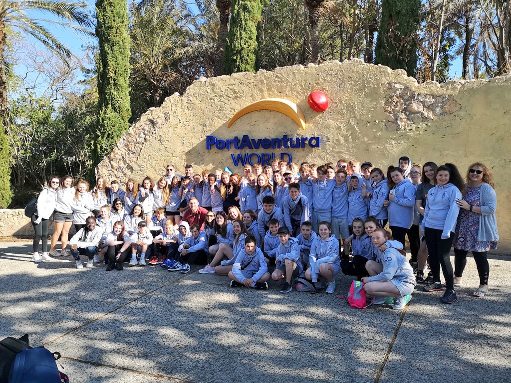 PrioryAcademyPE's tweet photo. Last day here in Spain! We have arrived at Port Aventura for a day of of adrenaline filled fun! Bring on the rides 🎢 #Barca10🇪🇸 https://t.co/jHM73cj1GU