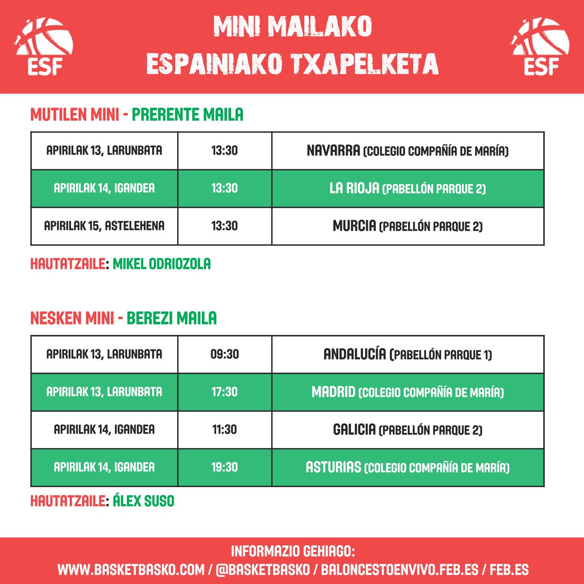 Basketbasko's tweet photo. Esta noche comienza el viaje de nuestras Selecciones Mini al Campeonato de España de San Fernando.

Un largo recorrido, pero con muchísima ilusión en las maletas.

El sábado arrancará la competición para nuestros chicos y chicas
https://t.co/XgMksgFa9Y https://t.co/uc9c4cMh34