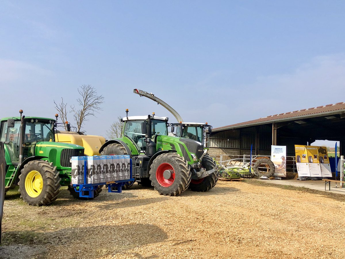 Journée avec les agriculteurs du Jura, présentation des gammes @MichelinAgriFR #telscopique #fortepuissance