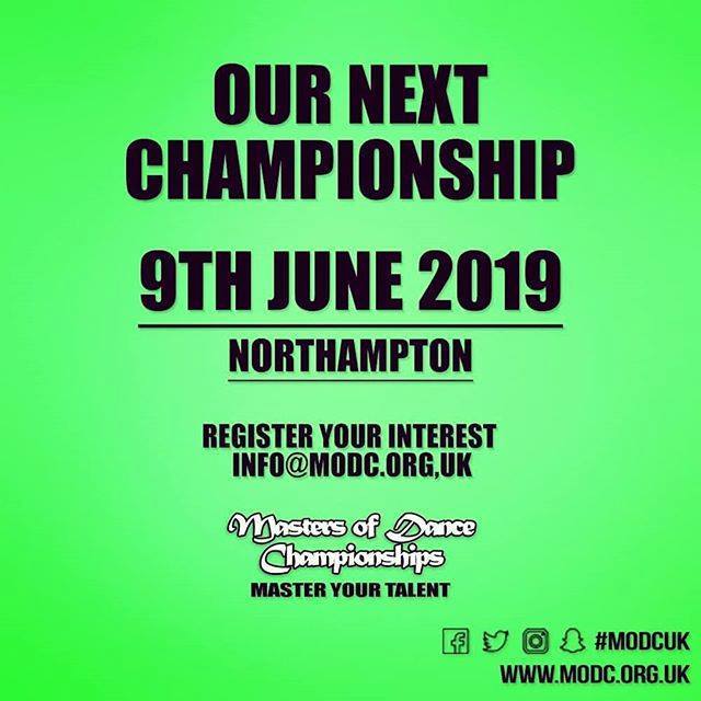 modcuk's tweet image. Our Next Masters of Dance Championships will be held in #Northampton on 9th June 2019 If you know anyone or are interested email info@modc.org.uk #MasterYourTalent . . . #dancer #dancerecital #mondaymotivation #danceclass #dancers #danceshoes #ballet #ba… bit.ly/2Gi2jtF