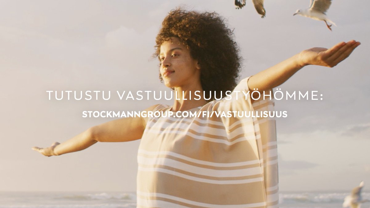 StockmannFI's tweet photo. Vastuullisuuslupauksemme on inspiroida asiakkaitamme tekemään vastuullisia valintoja ja vastuullisuustyömme tavoite on toimia kestävän tulevaisuuden hyväksi. Haluamme tarjota asiakkaillemme parhaimman valikoiman vastuullisia kotimaisia ja kansainvälisiä laatubrändejä. https://t.co/VXjkWRofjn