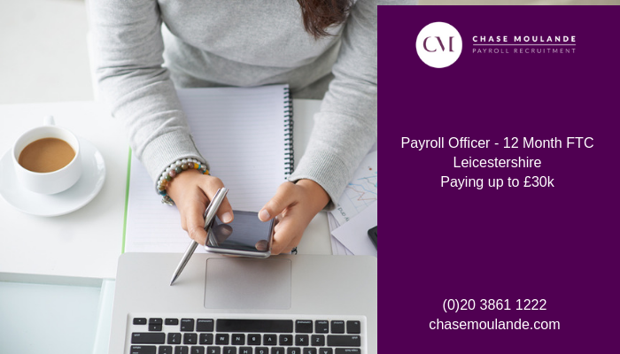 chasemoulande's tweet photo. Payroll Officer required in #Leicestershire on a 12 Month FTC, paying up to £30k, more details on our website: https://t.co/HBLURahufR 

#Chasemoulande #Payrollofficer #Payrolljob #Payrollposition #Payrollvacancy #Payrollspecialist #Contractrole #Payroll #12monthFTC #Payrollrole https://t.co/dhYCV0Bjhv