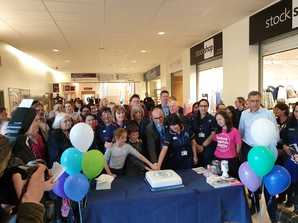 Staff at The Churchill Cancer Centre are celebrating its 10 year anniversary today.