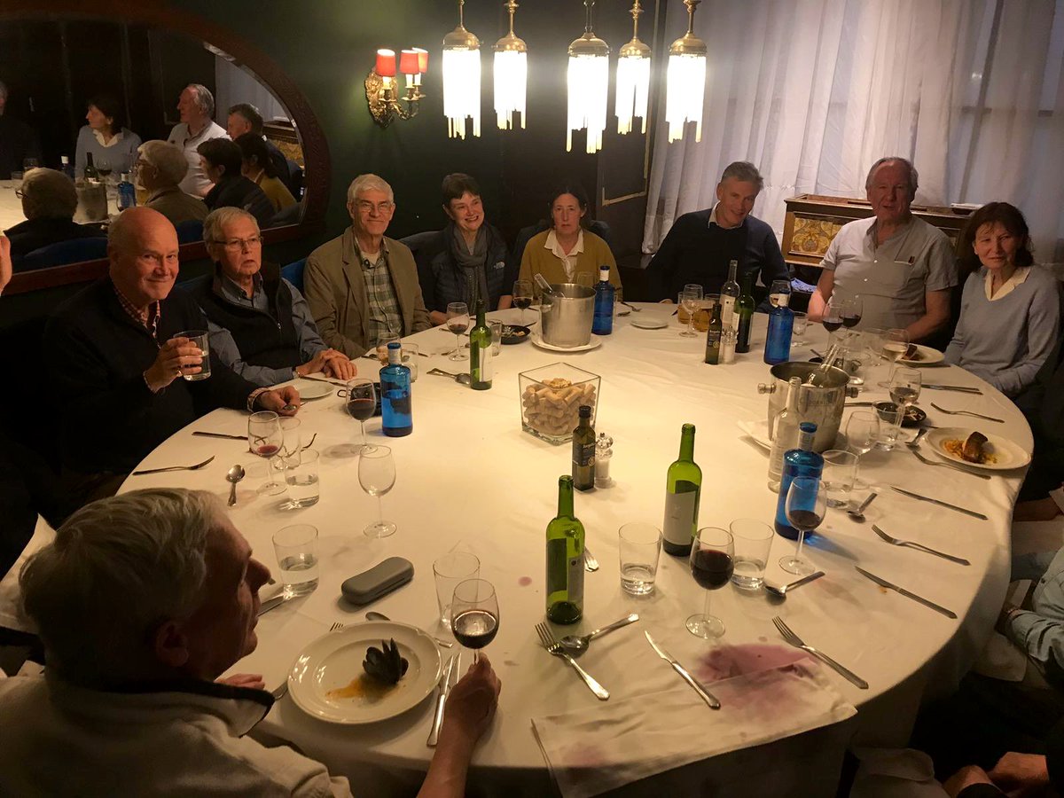 A wonderful end to the <a href="/StonyhurstAssoc/">Stonyhurst Association</a> #Ignatian #pilgrimage: #Mass in the crypt of the <a href="/sagradafamilia/">La Sagrada Família</a>, and a farewell supper at <a href="/elgrancafebcn/">El Gran Café</a>. Thank you, everyone, for making it such a successful and inspiring time! #AMDG