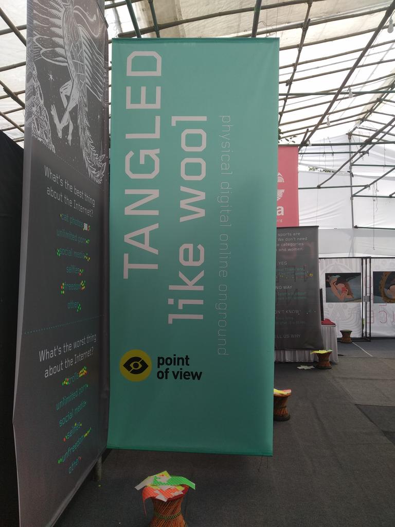 Have you come & checked out #TangledLikeWool at #recon2019 yet? #replayTech #curatedspace
