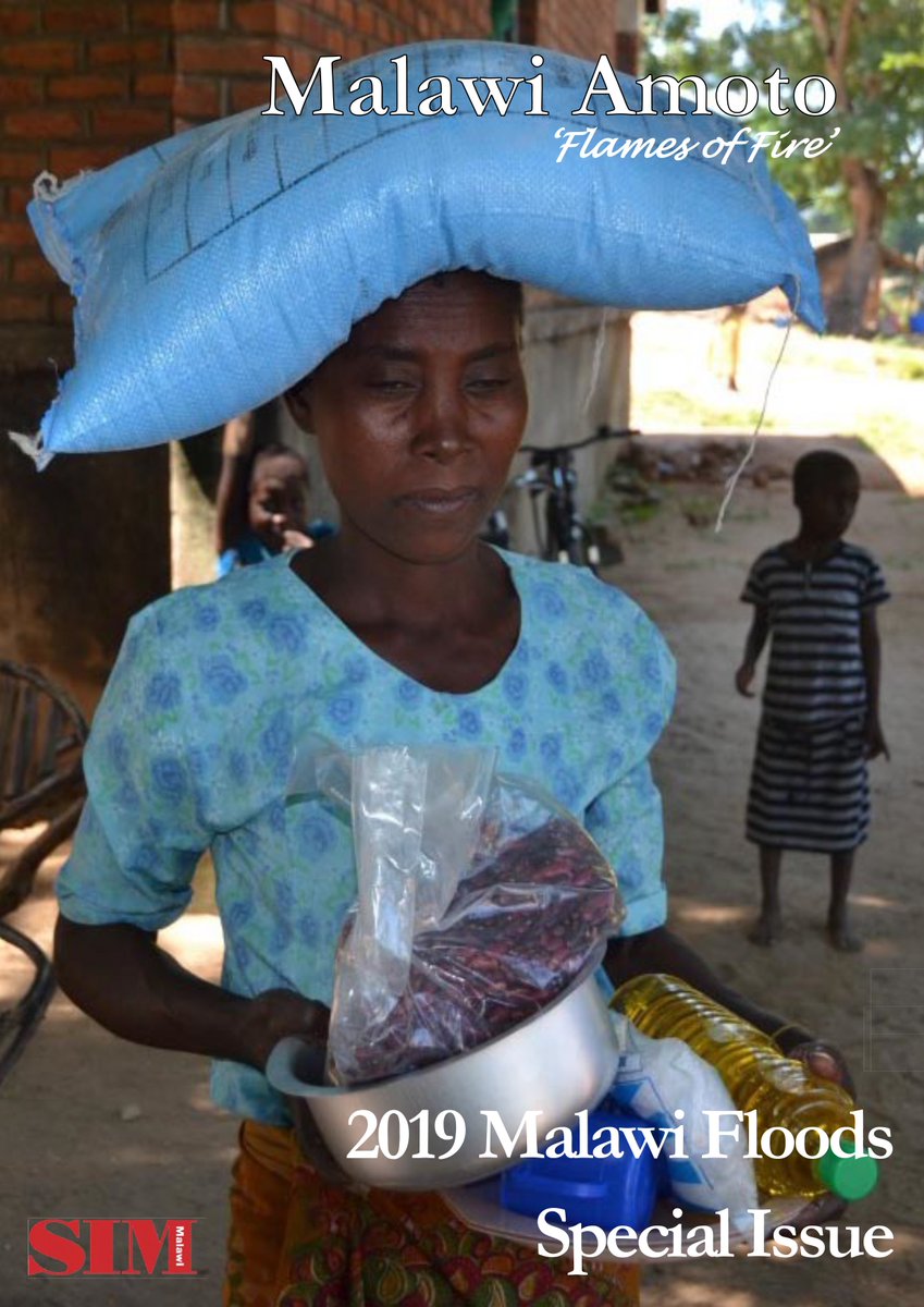 simmalawi's tweet image. Links to a Special Issue of Malawi Amoto to report on relief work we are carrying out with partners in the Chikhwawa District. Article: bit.ly/2UvO7H2 PDF bit.ly/2UMNHvh Also Disaster Relief Fund poster
#SIMMalawi #MalawiAmoto #Floodrelief #EAM