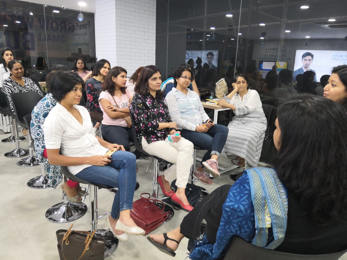 YourStoryCo's tweet photo. Great turn out for yesterday's women founder meet. Hope you found the session meaningful and walked away with lots of insights. #ysmeetup
@StreakTech @ausumtea @shopHealthyIn @PlaystreetIndia @ireplad @sanctumnetworks @Qi_Works @Compostwali @plexcel @_TanviD @RashmiChotiaN https://t.co/fXg7p3jhcp