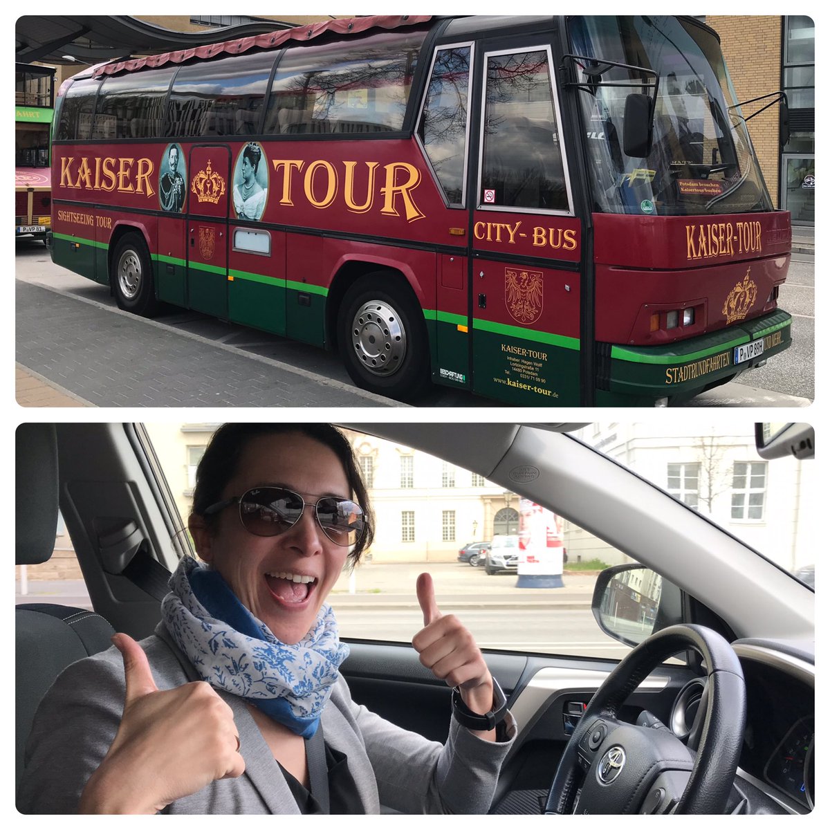 Mit @Fka_Kaiser in der VIP-Variante der Kaiserinnen-Tour unterwegs nach Jena. @mobility2grid