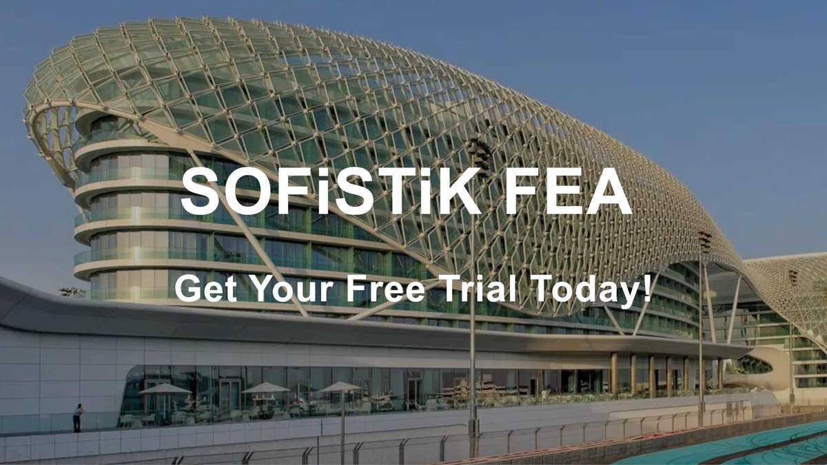 GAltersberger's tweet photo. Get started with your free, full-featured 30-day SOFiSTiK trial today!
https://t.co/08i8spNjr8
#sofistikfea #sofistikbim #sofistikcad #sofistik #FEA #design #analysis #building #bridge #geotechnic #grasshopper #rhino #bim #autodesk #autocad #revit https://t.co/1OGLN8UVHl