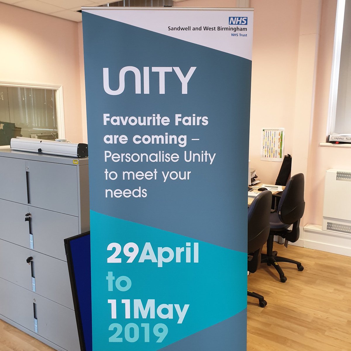 ANNIEWI18240275's tweet image. Unity Favourite Fairs are coming. Personalise Unity to meet your needs. 29th April-11th May. Do come along to a Roadshow  to find out more. #GettingReadyforUnity @SWBHnhs @CernerUK @SwbhTeam