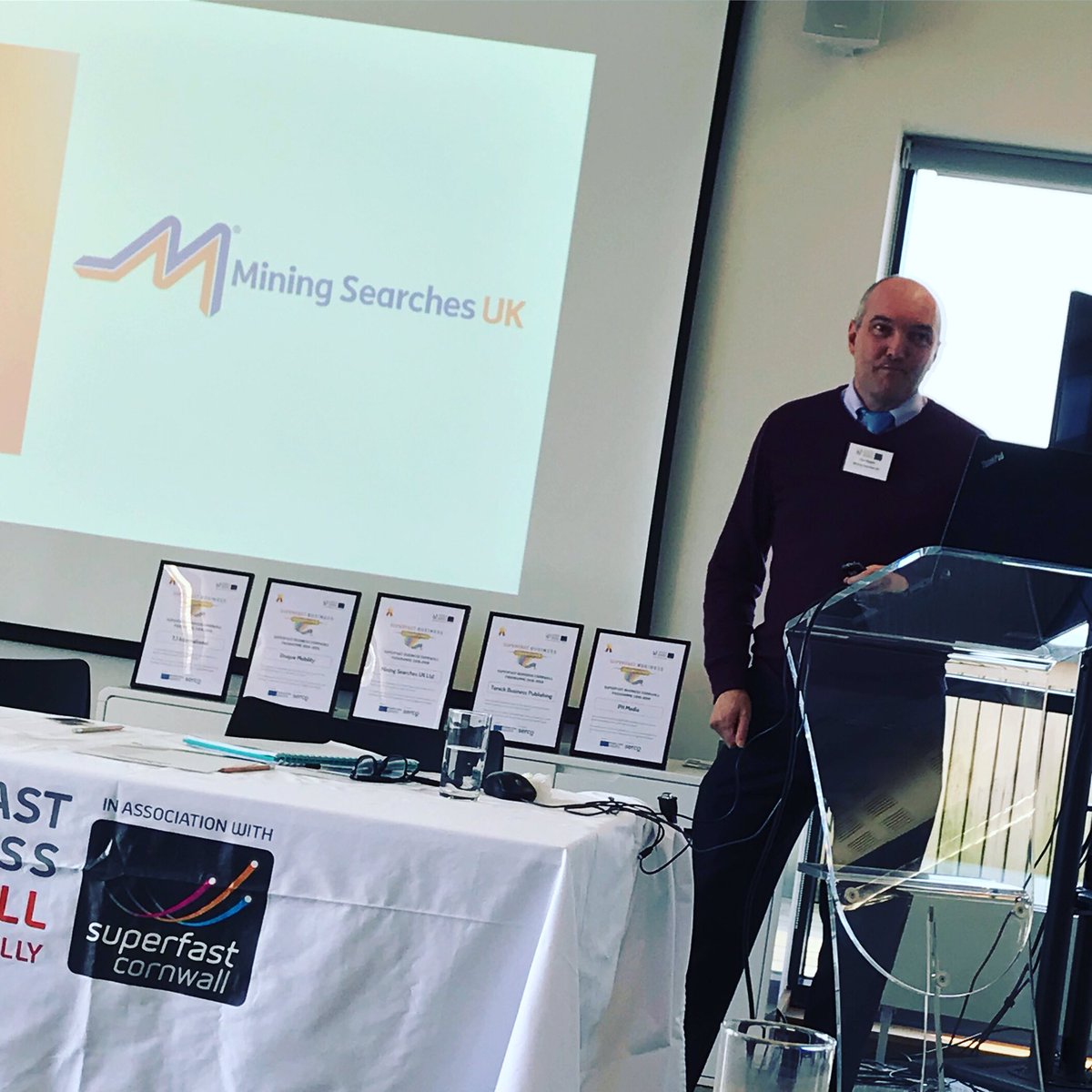8_wire's tweet photo. Always great to hear from the lovely Paul @MiningSearchUK at the #scaleupwithtech with @SFBCIOS https://t.co/i8ygVxhG1m