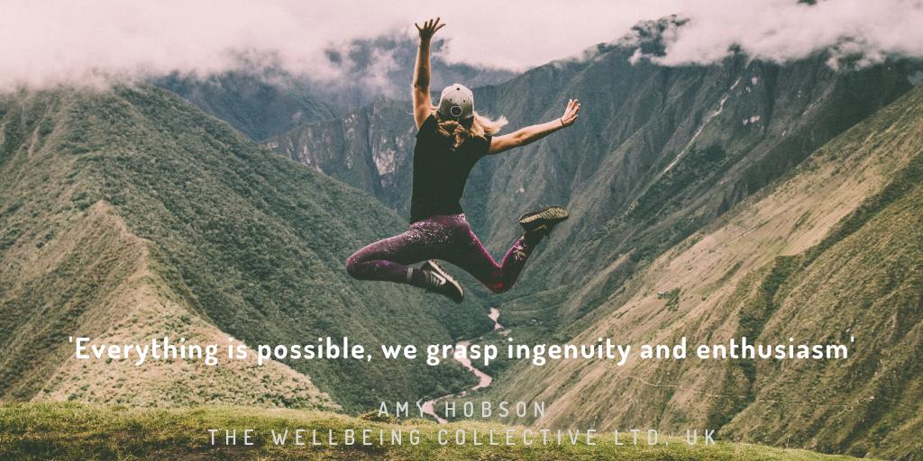 TheWellbeingCo's tweet photo. Our latest blog post, is a thank you to everyone who has embarked on their own personal learning with The Wellbeing Collective, whose stories and experiences are utterly inspiring. Together we #makeeverythingpossible #graspingenuity #graspenthusiasm https://t.co/Q34gaugLAc https://t.co/Qo4Fc9Kpko