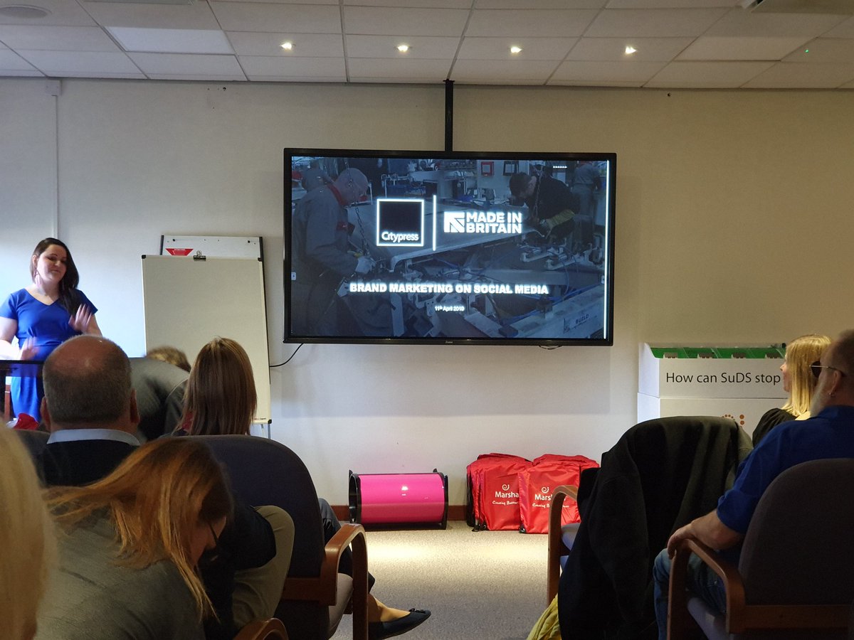 MadeinBritainGB's tweet photo. Allie from @citypress giving our members valuable information and resources regarding #Brand Marketing and Social Media Strategy!
Slides will be available exclusively for MiB members in the Made in Britain Directory!
#MiBWorkshop https://t.co/vHKt8IGyOB