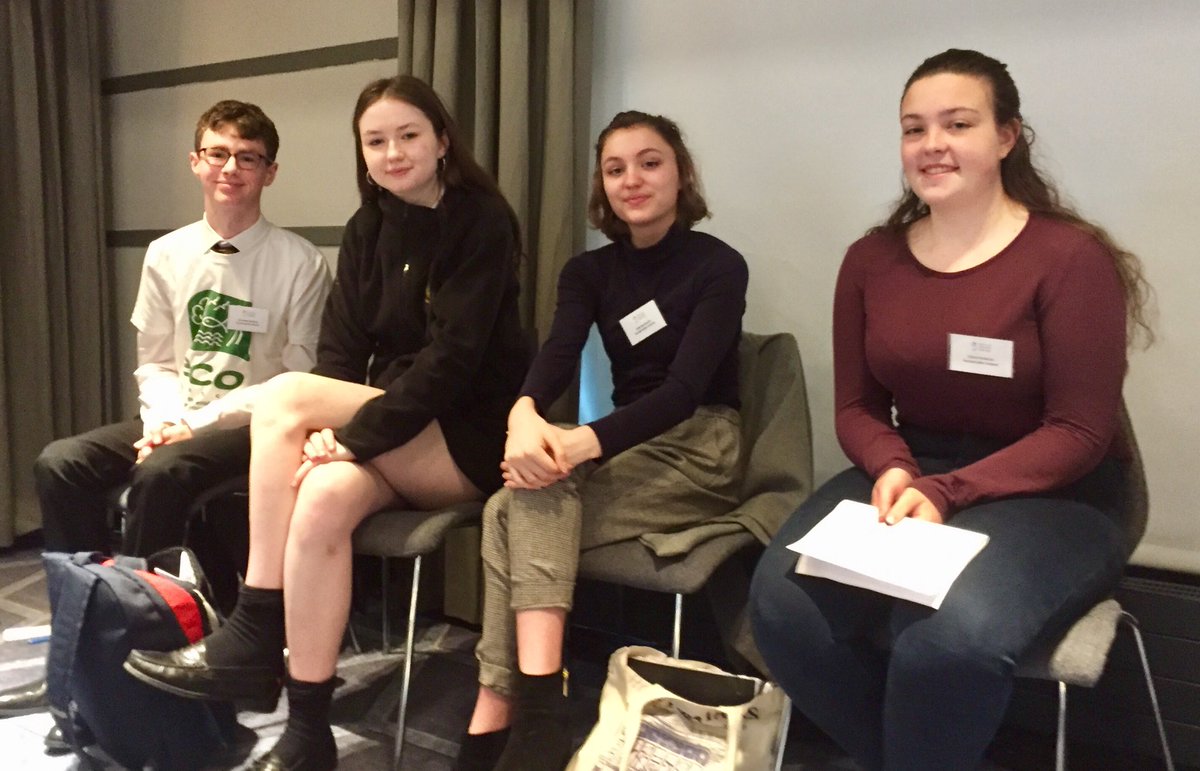 pippa_hackett's tweet photo. A fantastic opening to #SustFood2030 from four young people passionate about sustainable food for the future. They should all be Government advisers! #SustFood2030 #ThinkGreen #Ireland4SDGs https://t.co/2m7BcgKfec