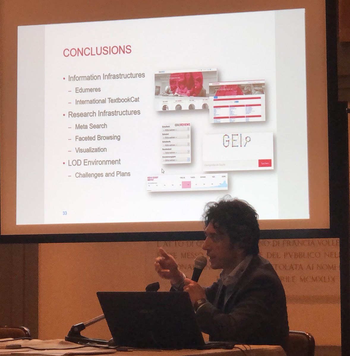 Ernesto William De Luca applying Dahlberg's Information Coding Classification in a #LOD environment #ISKOI2019