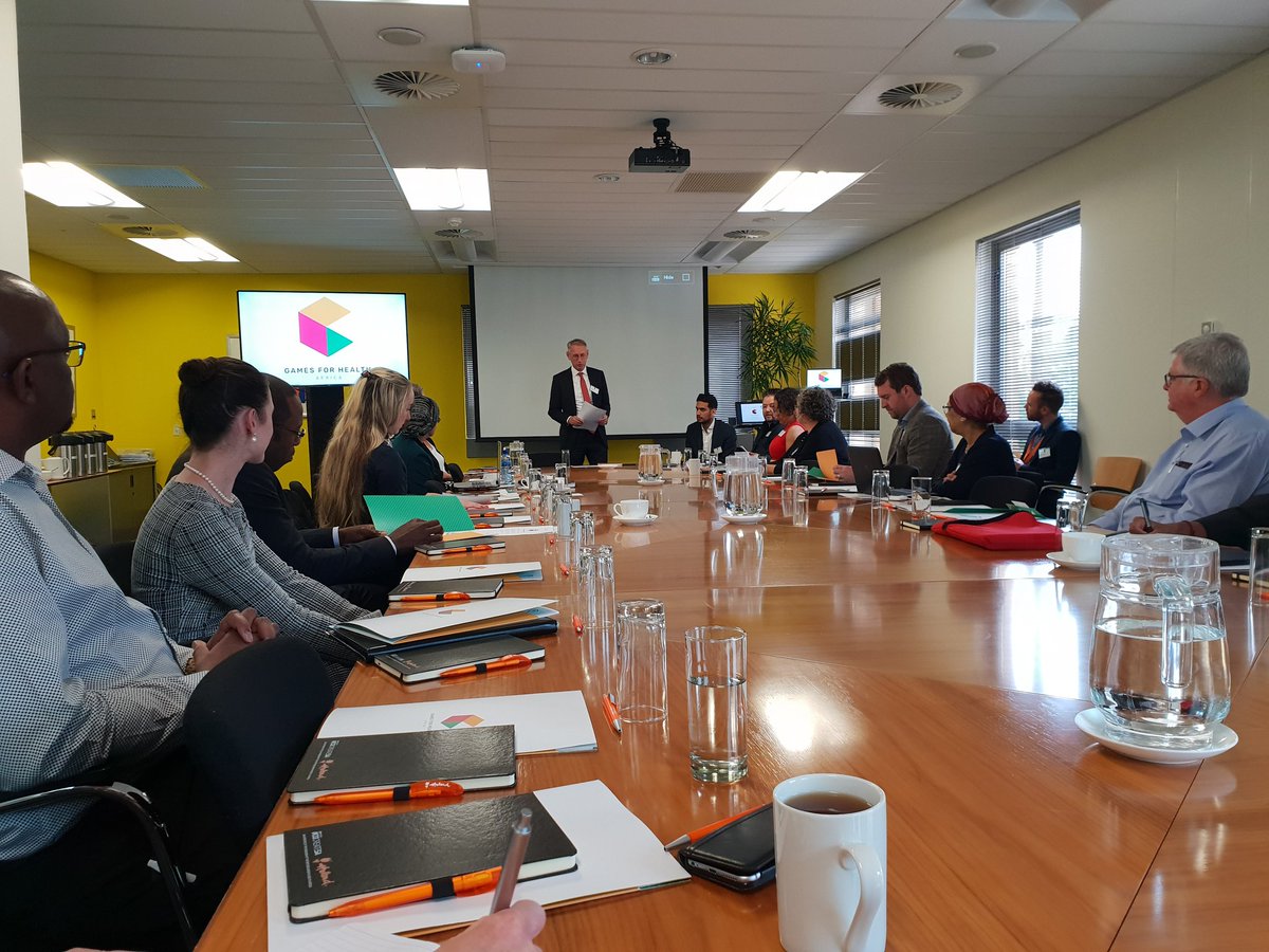 Ambassador @HanPetersSA opens the <a href="/GFHEU/">Games for Health Europe</a> workshop in Pretoria! Exciting day ahead full of learning and networking <a href="/NLinSouthAfrica/">Netherlands in SA</a> @cocreateSA <a href="/sneeuflokkie/">Deidre Batchelor</a> <a href="/WesternCapeGov/">Western Cape Gov</a> <a href="/Mediclinic/">Mediclinic SA</a> <a href="/Philips/">Philips</a> <a href="/MomentumTherapy/">Momentum Health</a>