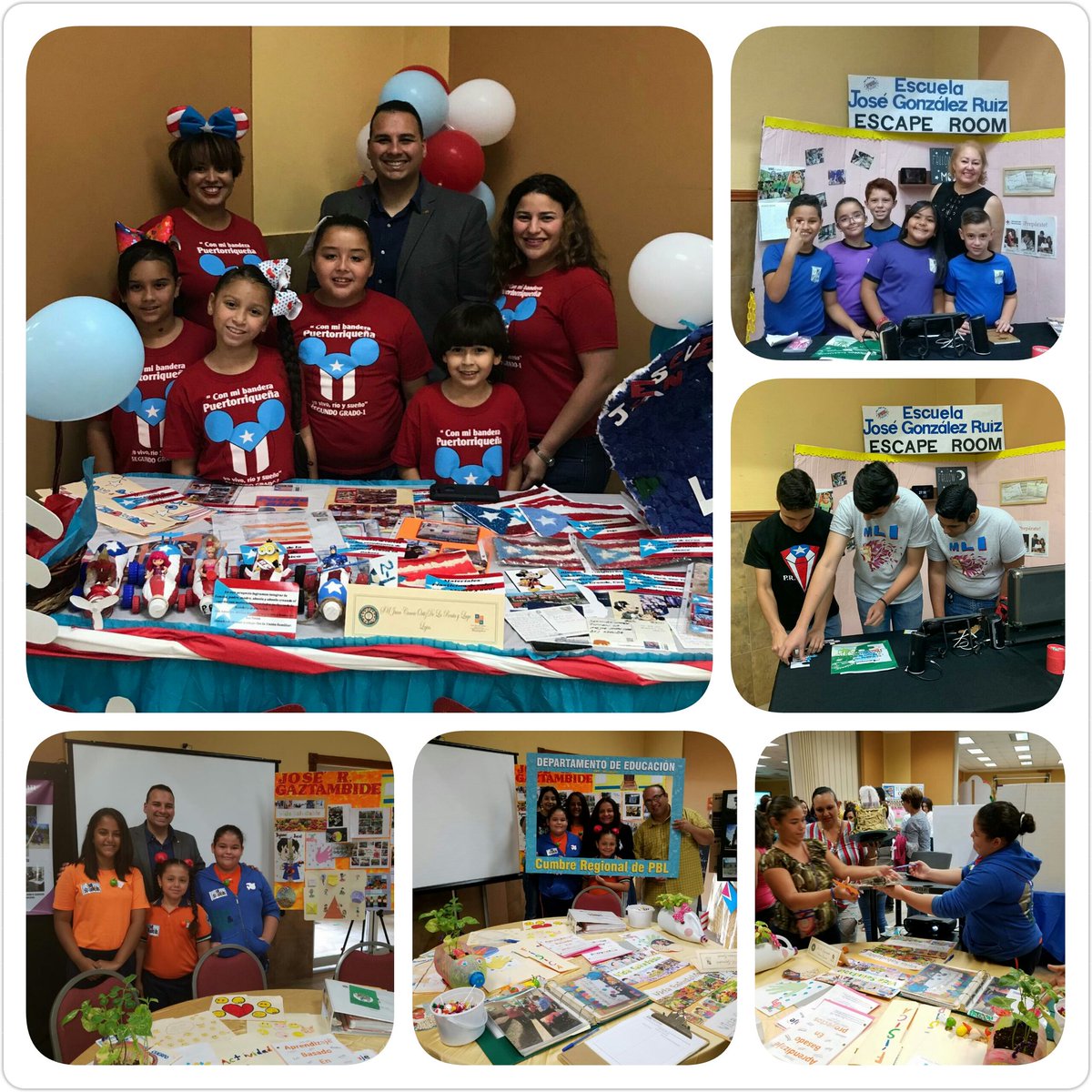 OficinaMayaguez's tweet photo. 1ra Cumbre Educativa Regional de PBL de la OREM. Los estudiantes mostraron sus proyectos a través de dramas, canciones, bailables, videos y exposiciones en tarima y mesa. Gracias a todos los que hicieron posible la actividad. Tuvimos casa llena. #TeamOREM #PBLOREM https://t.co/rbtn0ENCfq