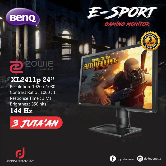 dpj_indonesia's tweet image. Zowie XL2411P e-Sport Gaming Monitor 👍
🏠 DPJ Indonesia :
Jakal KM5.5 Gg.Pandega Mandala No.23 Sleman - Yogyakarta
☎ (0274)554499
📲 081802626562
📬 info@dpj.co.id
dpj.co.id
#ledmonitor #monitorled #benq #benqindonesia #zowie #xl2411p #esports #gaming #monitor