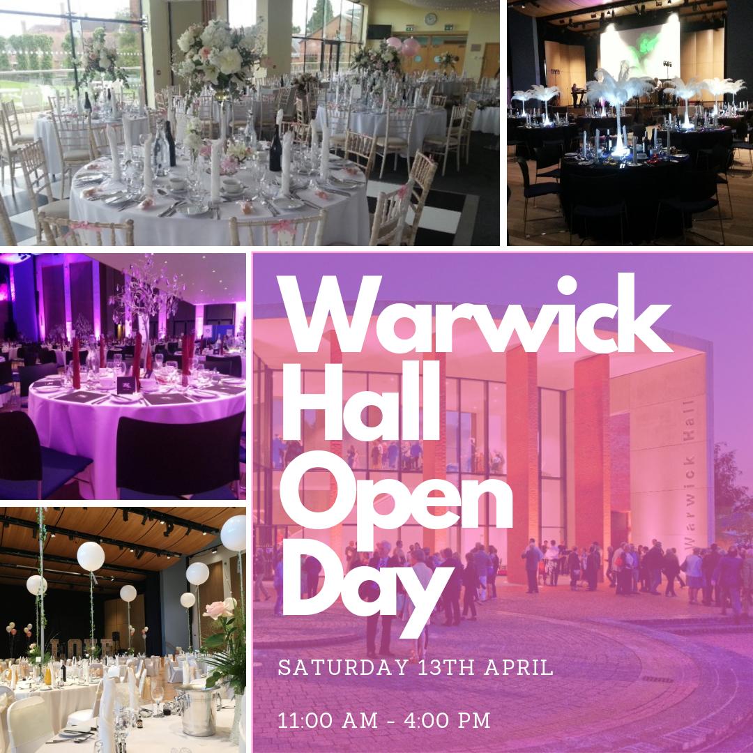 Just two days to do until our Wedding Open Day at Warwick Hall, let us know in the comments below if we’ll see you there!