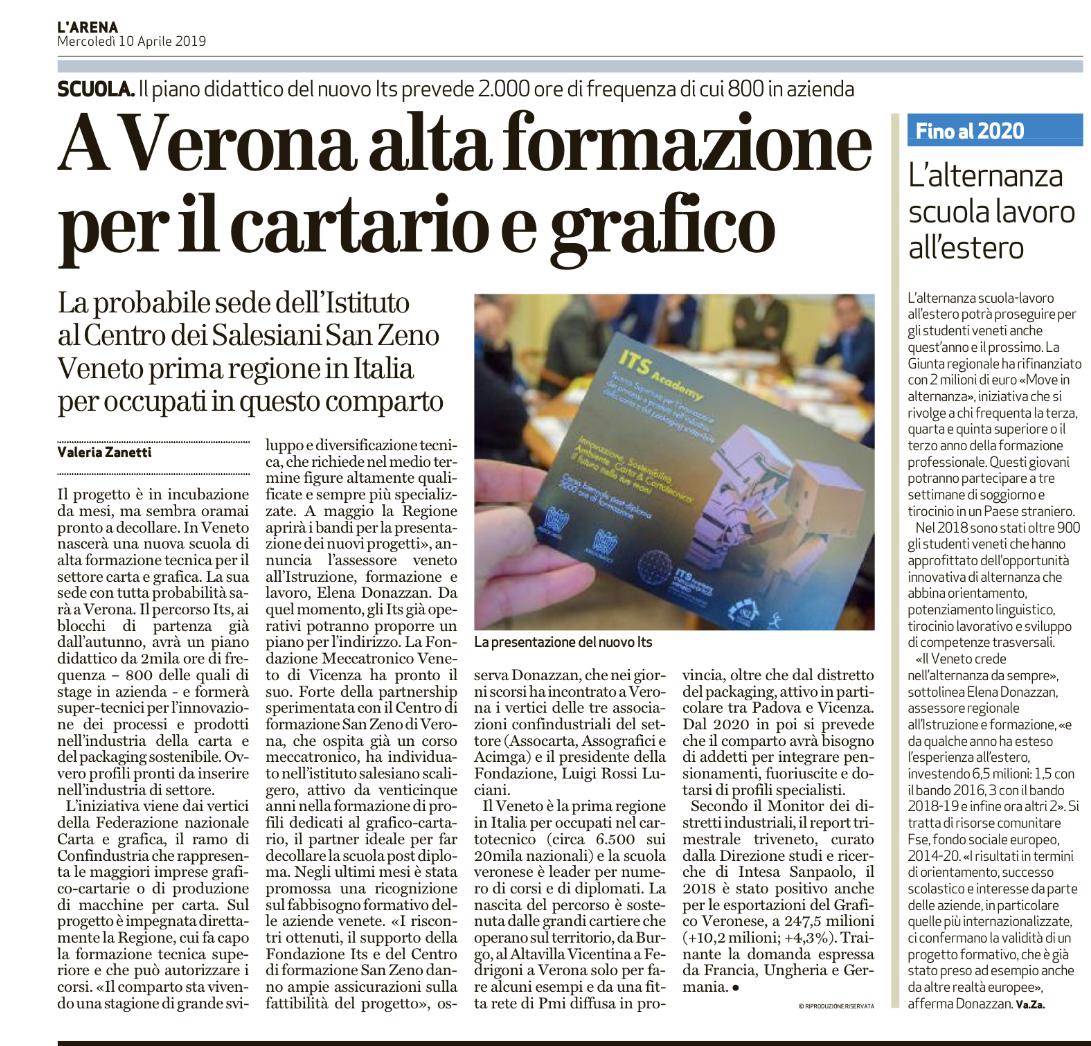 ASSOCARTA's tweet photo. A Verona una nuova scuola di alta formazione tecnica per il settore carta e grafica #federazionecartagrafica #assocarta #acimga #assografici @RegioneVeneto @CARTGRAF @Acimga1947 @sfc_it @Confindustria https://t.co/x3mJuXN6as