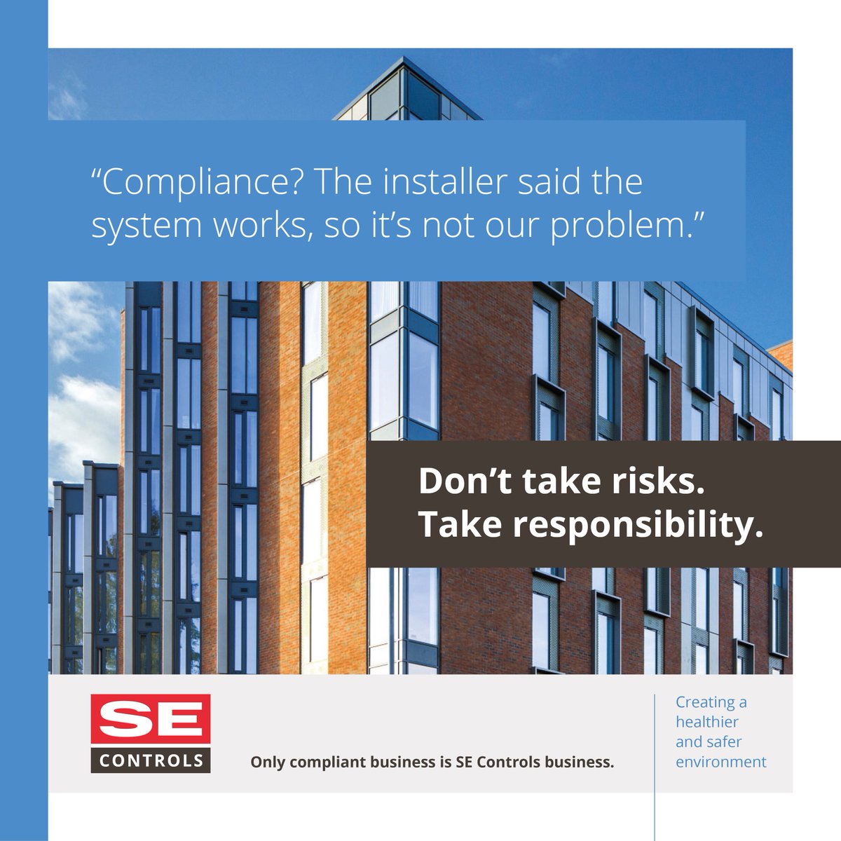 SEControlsSA's tweet photo. Fire Safety in buildings. Don't take risks. Take Responsibility.
Read more https://t.co/JD2Sg0OGDw

#SmokeVentilation #WindowAutomation #NaturalVentilation #SmokeControl https://t.co/LeyIu8SF1E