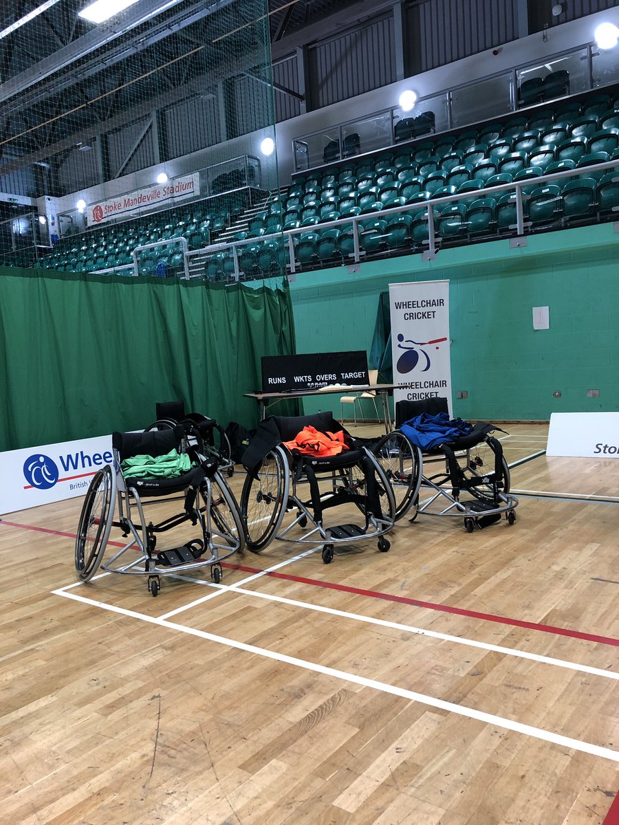 UKWCricket's tweet photo. All set for @wheelpower spinal unit games 🏏 #wheelpower #Wheelchaircricket https://t.co/M3iuL4k2Ys