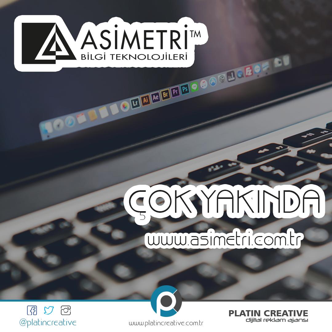 Asimetri Bilgi Teknolojileri çok yakında sizlerle...
💻 asimetri.com.tr
✔️ platincreative.com.tr
👍 Siz de bizi tercih ederek kaliteli ve hızlı hizmetlerimizden yararlanabilirsiniz!

#platincreative #web #yazılım #reklam #tasarım #webtasarım #adobe #sketchup #autocad