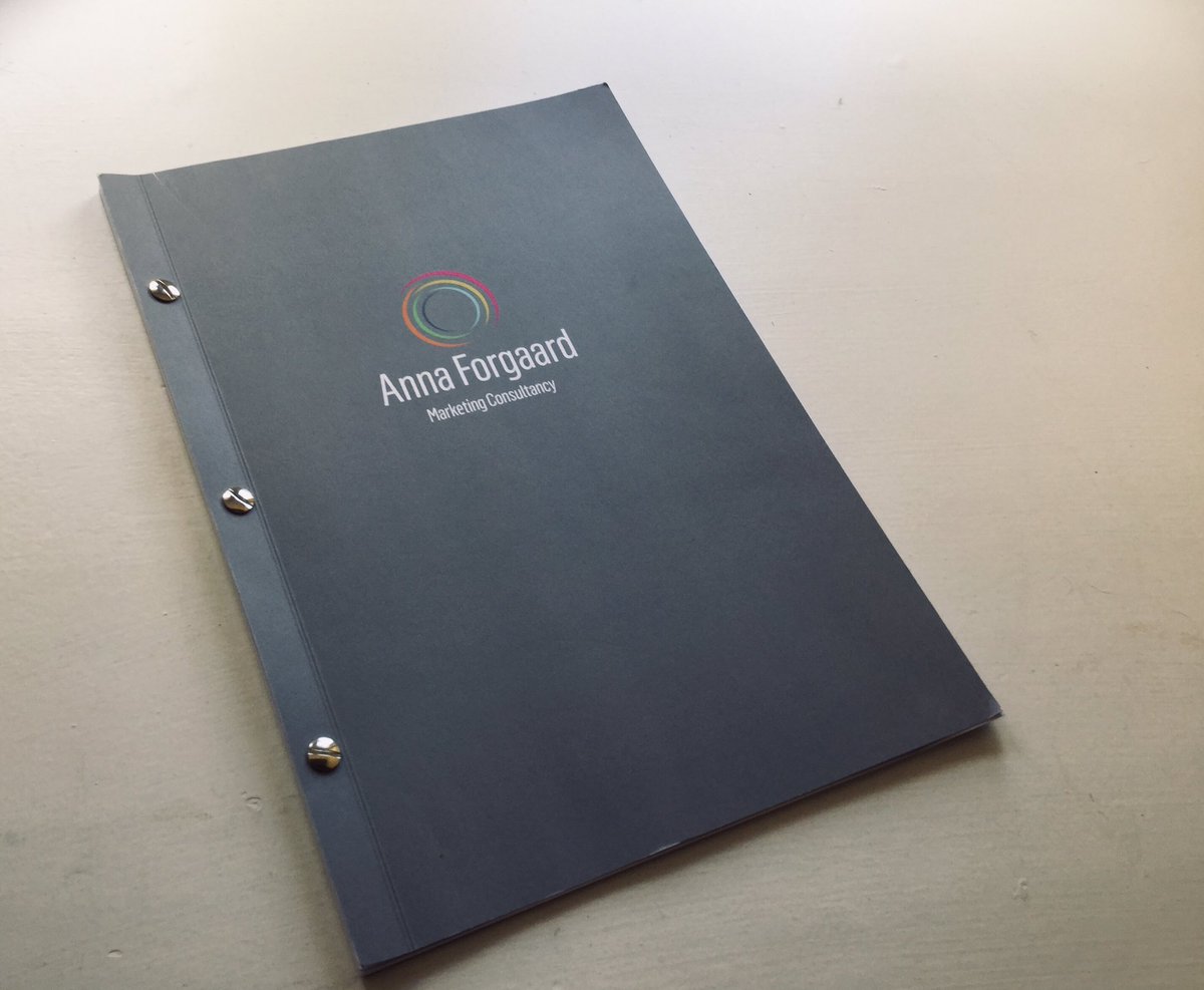 annaforgaard's tweet image. A client has just messaged me;
 “I haven't had a chance to look through the strategy properly yet but I'm so impressed by the content &amp;amp; how it's presented”.
Thanks to @Print_Rutland for the brilliant design &amp;amp; print of my folders...presentation matters.