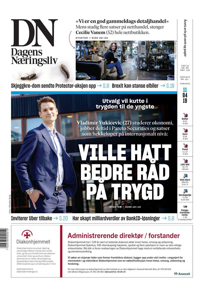 Hva er det <a href="/DN_no/">Dagens Næringsliv</a> driver med her? For Vladimir som studerer og jobber i Pareto er ikke trygd et alternativ, fordi han er frisk. DN opplyser aldri hva han tjener, han bare er generell case på ungdom 18-24. Selv om han er 27! Rein kampanjejournalistikk mot trygda ungdom dette.
