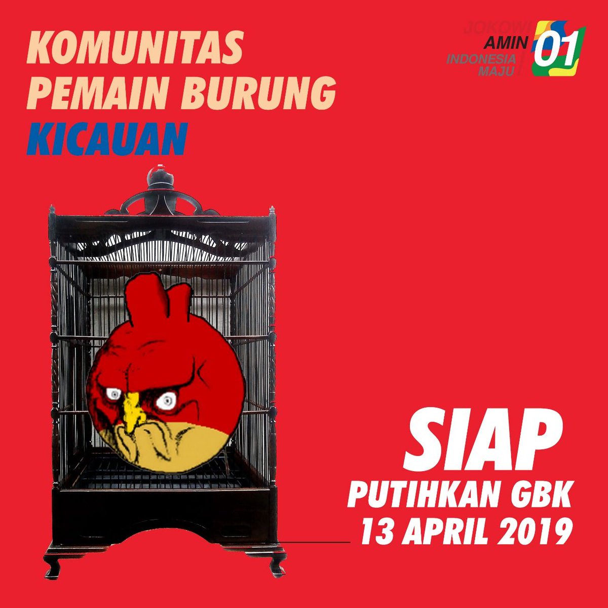 Bukan_ngUstadz's tweet photo. Sore dulur.. 
Kleyan suka burung gak? 
Kalo aku dulu suka piara burung parkit, emang bukan termasuk burung kicauan sih, tapi minimal masih bisa bunyi lah.. 😀
Kalo kleyan suka burung apa? 
#SiapPutihkanGBK 
#JabarJuaraHiji https://t.co/qAxyms9eYh