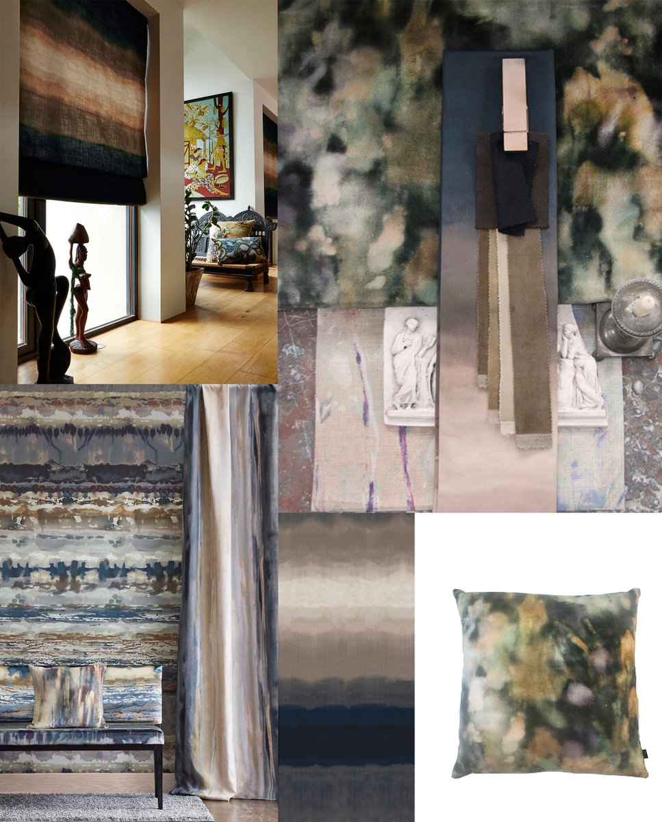 Pretty elements in neutral colour palettes! #neutral #homedecor #fabric #interiors <a href="/boemedesign/">Boeme</a> #drapery #design
