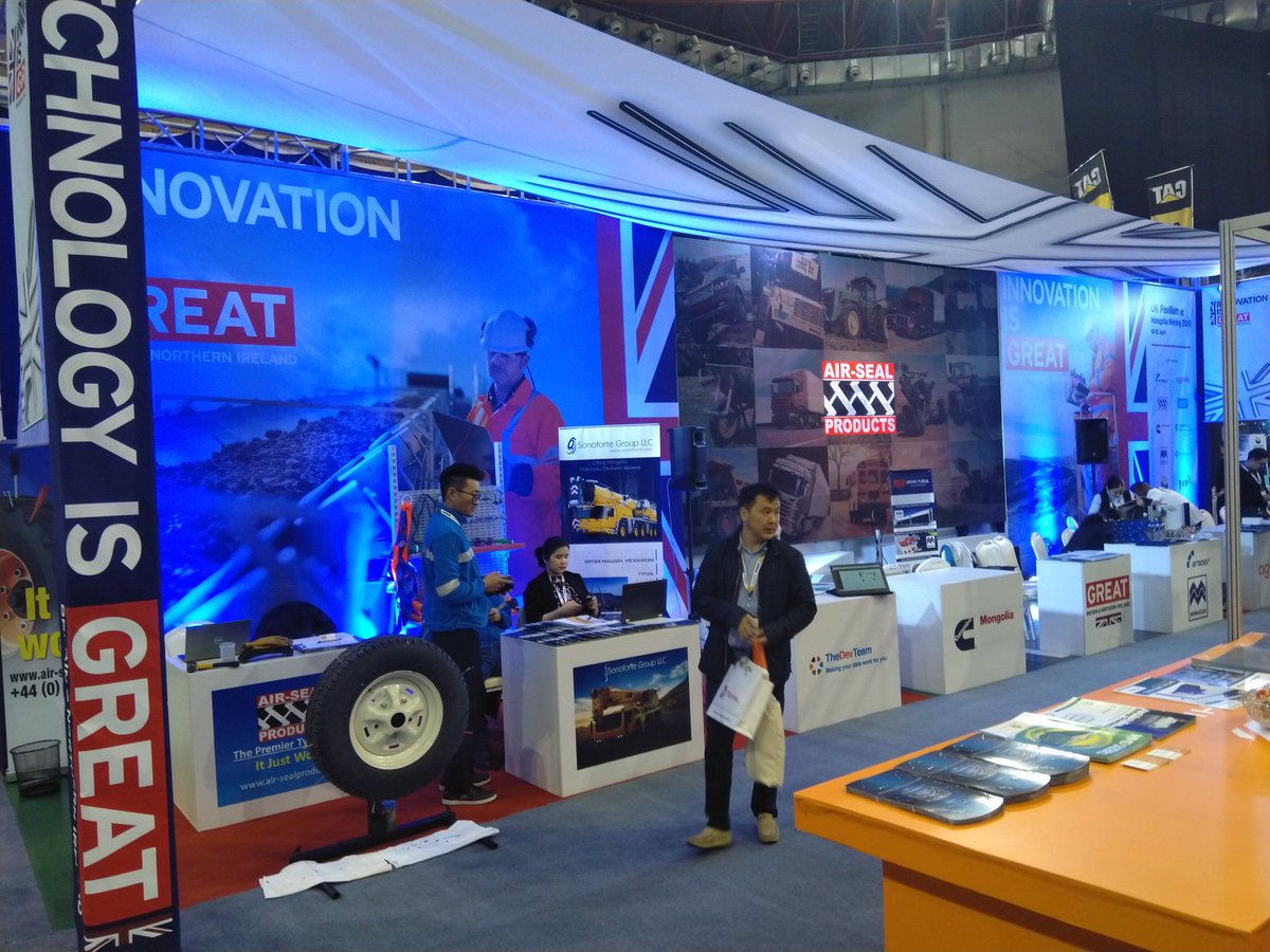 airsealproducts's tweet photo. Fantastic first day for the team @MonMiningExpo #mongoliamining #tyresealant #punctureprevention https://t.co/eUwoc4qCWA