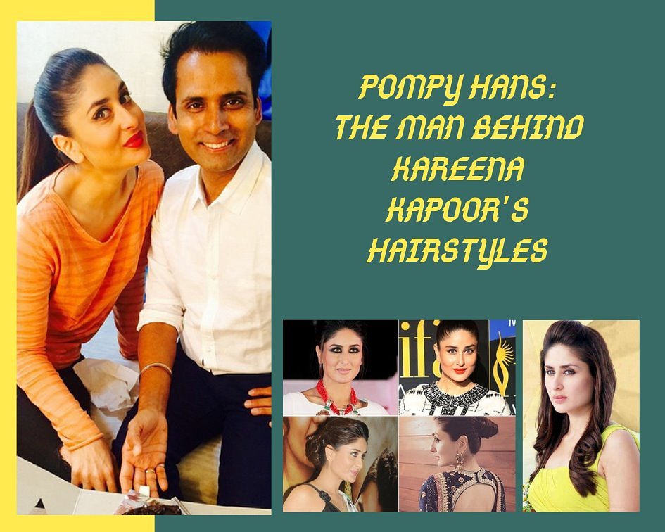 GlamourSaga's tweet photo. Purshottam Hans is the reason behind, how kareena carries her hair so gracefully he is famously known as Pompy Hans. https://t.co/iUq1uIgKV2